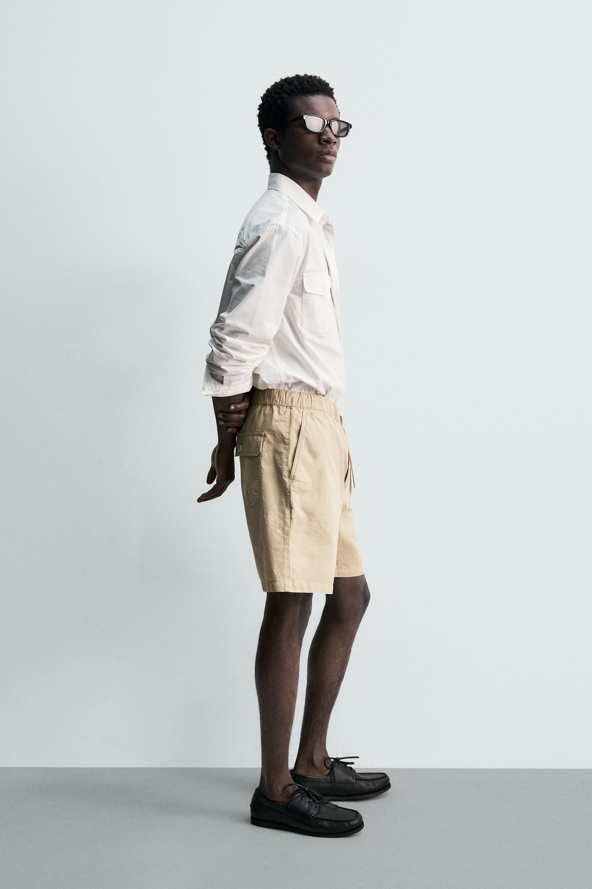 WASHED REGULAR FIT SHORTS